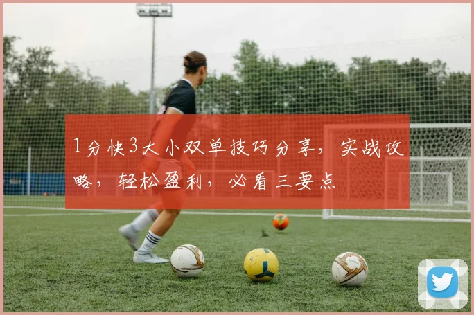 1分快3大小双单技巧分享，实战攻略，轻松盈利，必看三要点